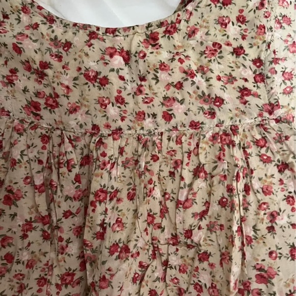 Adorable Dramatic High-low Sleeveless Floral Spring Top, Size Small - Picture 4 of 4